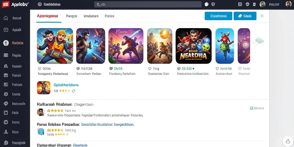 Tampilan awal permainan 5ZK yang menarik.