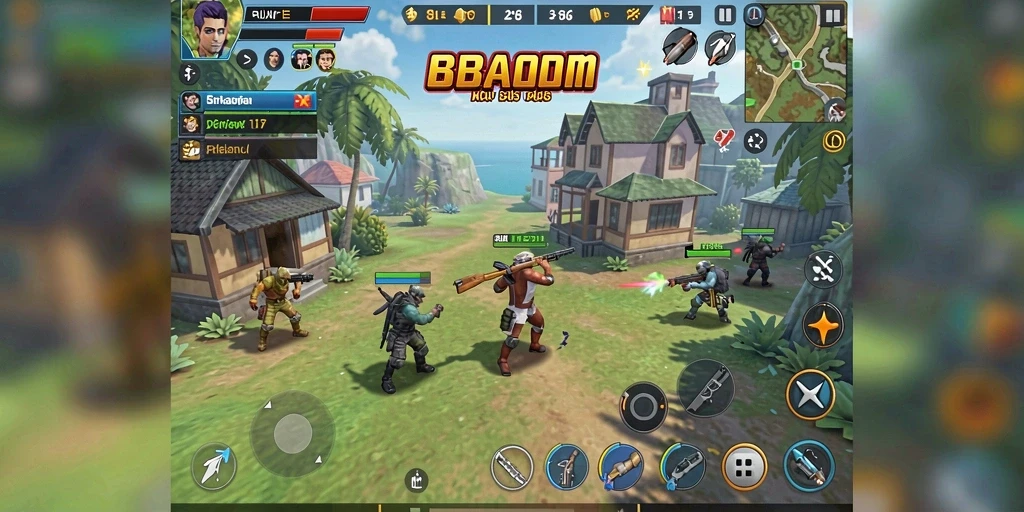 Screenshot aplikasi IDKLUB: Antarmuka utama yang menarik.