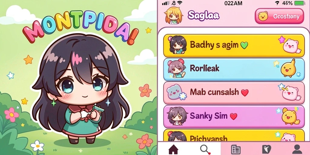Tampilan grafis yang menarik dan cerah.