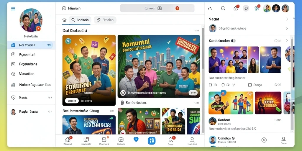 Antarmuka pengguna yang menarik dan mudah digunakan.
