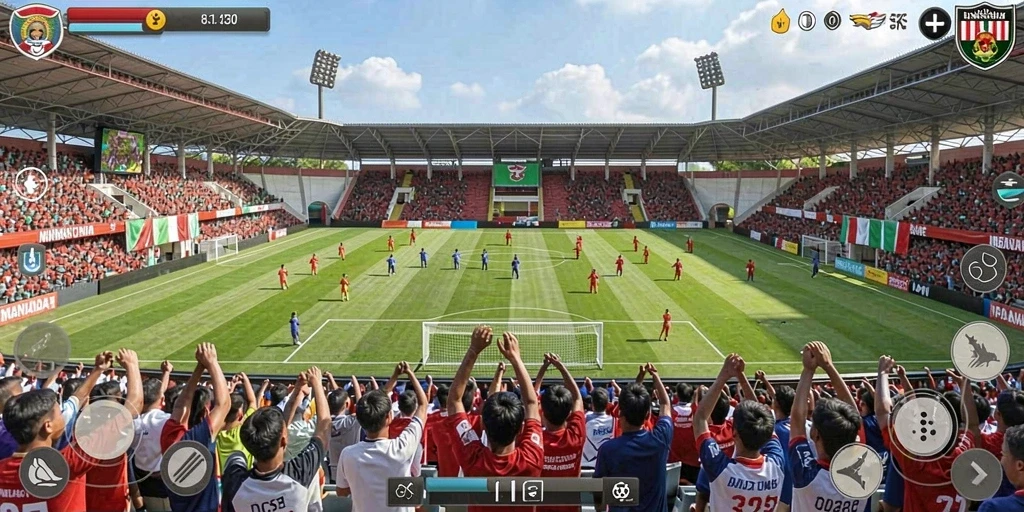 Tampilan karakter yang beragam dan menarik.