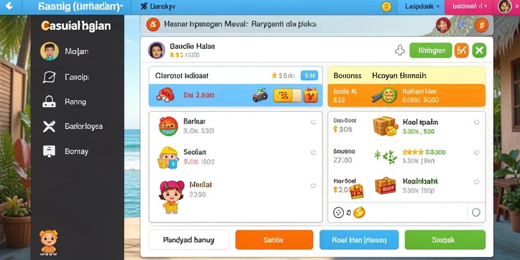 Tampilan awal game dengan grafis memukau.