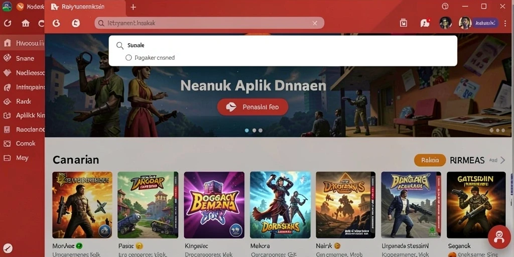 Tampilan antarmuka yang user-friendly.