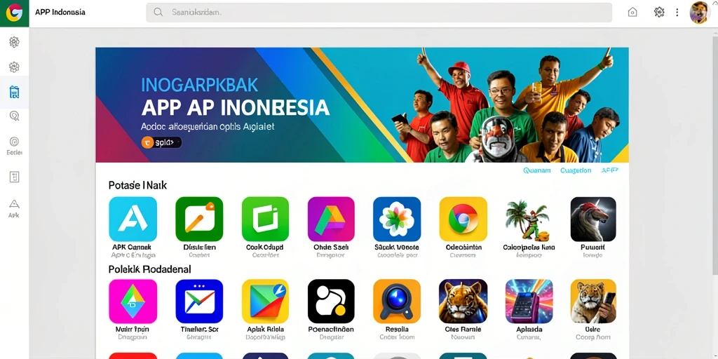 Tampilan awal aplikasi yang menarik dan user-friendly.